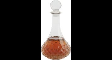 Gerimport Whisky / likeur karaf - 1000 ml - 13 x 27 cm - Kristal look - Karaffen voor sterke drank