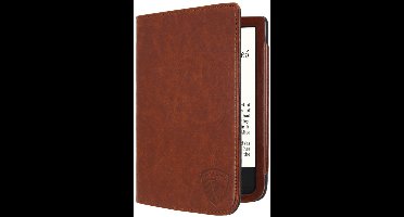 Luxe Hoesje Geschikt voor Pocketbook Touch HD 3 Hoes Cover Cognac Bruin