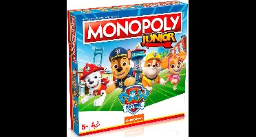 Winning Moves Monopoly Junior Paw Patrol - Bordspel voor 2-6 spelers - 6+ jaar
