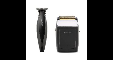 Max Pro Precision Grooming Kit - Baardtrimmer en Scheerapparaat Mannen - Trimmer Mannen met Opzetkammen en Precisieblad - Voor Strakke Lijnen en Comfortabele Scheerbeurt