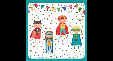 Servetten Superhero 3-laags 33x33cm