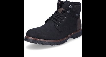 Rieker heren veterboot zwart