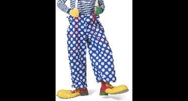 Clownsbroek Bassie met stippen