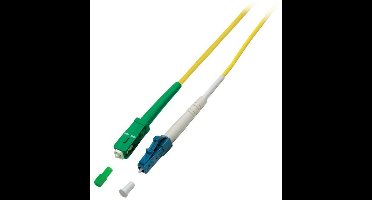 Danicom OS2 simplex glasvezel kabel SC/APC-LC 20m