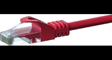 Danicom CAT6 UTP patchkabel - 10 meter rood - CCA - netwerkkabel - internetkabel - UTP kabel - RJ45 - 1000 mbit/s