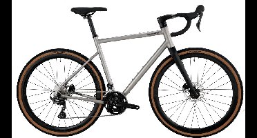 RINOS Atlas3.0 - Titanium Gravelfiets - Gravel Bike - Shimano GRX600 - 22 versnellingen- hydraulische schijfremmen - lichtgewicht - allround fiets voor elk terrein - 54