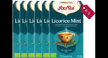 Yogi Tea Licorice Mint - tray: 6 stuks