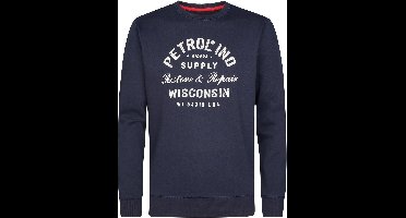 Petrol Industries - Heren Artwork Sweater Moab - Blauw - Maat M