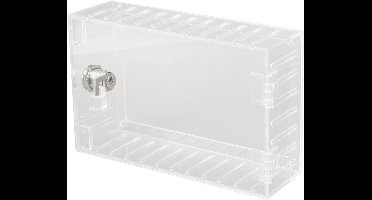 Allecto Premium - Thermostaatbeschermkap Groot Transparant Acryl Met Montageschroeven Universeel Gebruik (Type B)