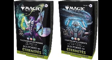 Magic: The Gathering - Assortiment de Decks Commander Aux Portes des Éternités (4 Deck Commander) - FR