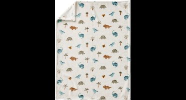 Vertbaudet Bedrukte fleece deken.