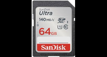 SANDISK Ultra SDXC - 64GB - Geheugenkaart