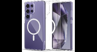 Tech-Protect Flexair Hoesje Voor Samsung Galaxy S25 Ultra Clear Voor Magsafe