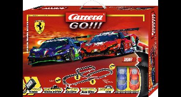 Carrera Go!!! Racebaan - GO!!! Ferrari Power Corse Racing - Ferrari 296 GT3 - 8,6m