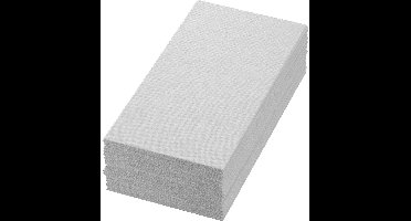 Duni dunisoft servet airlaid 48cm 1/8 vouw wit 360 stuks