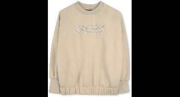 Dkny D62393 Sweatshirt Beige 4 Years Meisjes