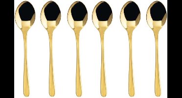 Sambonet Koffielepels Taste Goud 6-Delig