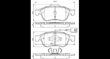 Bosch Remblokken Bp1675 0 986 494 680