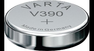 1 Stuk - Varta V390 80mAh 1.55V knoopcel batterij