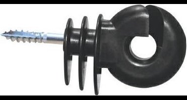 AKO Oogisolator Easy Drill korte steun zwart (zakje 25 st)