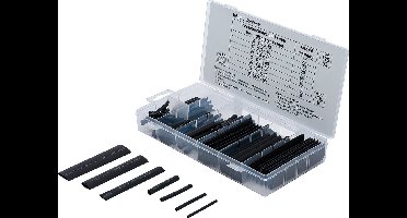 BGS technic Assortiment krimpkous | zwart | 127-dlg (8042)