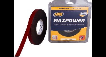 Max Power Outdoor bevestigingstape - zwart 19mm x 5m