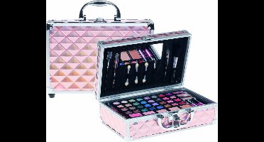 Casuelle Make-up Koffer Roze Holografisc
