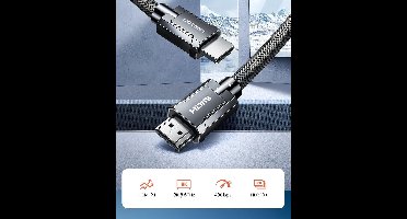 Ugreen Hdmi 2.1 8K 60Hz Kabel Voor Tv's Ps4 Xbox 1M Snelle Transmissie