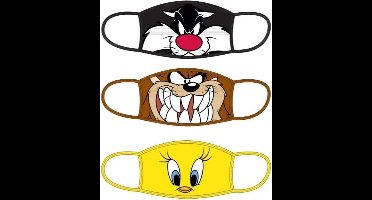 Looney Tunes Masker Standard Set van 3 Multicolours