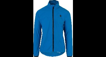 AGU GO Regenjas Essential - Regenjas Dames & Heren - Ademende en Waterdichte Regenjas - Fietsjack - Blauw - S