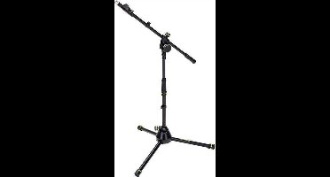 Gravity MS 4222 B - Microfoonstatief, klein, met telescopische boompole - zwart