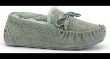 Warmbat Fjorda Dames Sloffen - Groen - Maat 38