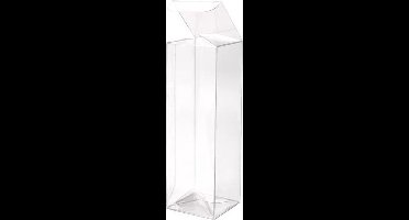 Plastic Doosjes 5,2x5,2x15,5cm Kristalhelder (25 stuks)