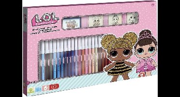 L.O.L. Surprise Kleurset met Stempels 40-delig