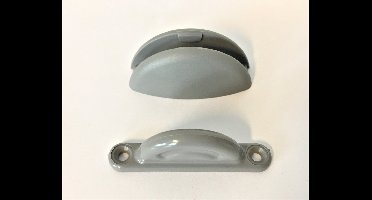 Deurvanger Plopp 2-delig Grijs