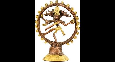 Shiva Nataraj messing 2-kleurig - 13 - 160 - Messing - Metaal - M
