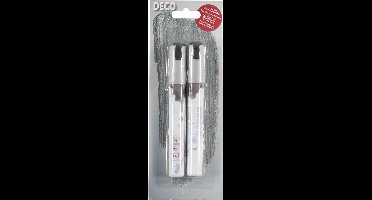 Svenska Living raamstiften - 2x stuks - zilver - afwasbaar