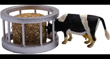 Kids Globe Voederring met Koe 1:32