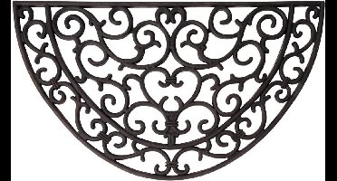 Best for Boots Deurmat rubber halfrond 68x40 cm