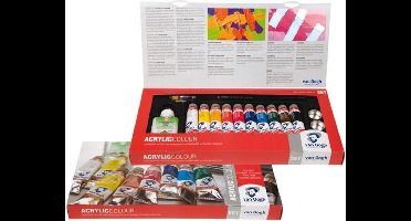 Van Gogh acrylverf combiset  met 10 tubes 40ml en accessoires