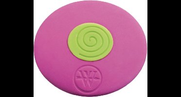 Westcott Ronde gum met microban-technologie - Roze/groen - Antibacterieel