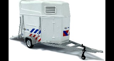 Paardentrailer Politie Cararama Modelauto 1:43 4-92820 Schaalmodel