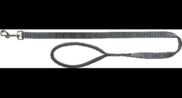 Trixie Premium Riem Grafiet XS-S