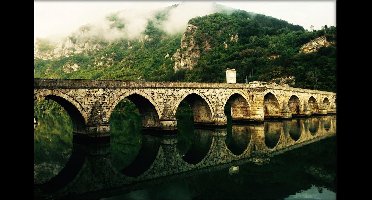 Walljar - Višegrad - Muurdecoratie - Poster