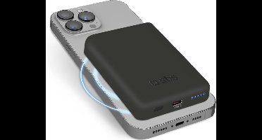 Sbs Powerbank 5000Mah Voor Magsafe Usb-C Voor Telefoons Met Inductieve Oplader