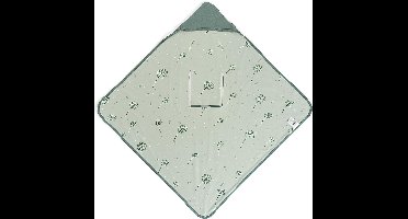 Babydeken voor babyzitje, dunne zomerdeken van 100% katoen, 80 x 80 cm, Öko-Tex-standaard 100 getest - mintgroen