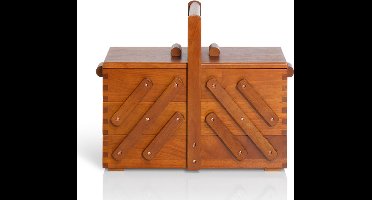 PRYM Naaibox hout donker M 612549 - Naaiboxen - Prym