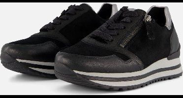 Gabor Sneakers zwart Suede - Dames - Maat 39