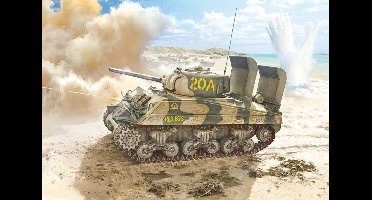 Italeri Modelbouwpakket Militaire voertuigen - 6583 M4 Sherman U.S. Marine Corps Plastic - 1:35 - Modelbouw