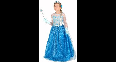 Vegaoo - IJsprinses vermomming en accessoires blauw meisje